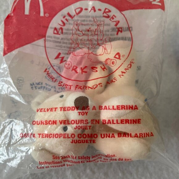 Build A Bear Dimples & Velvet Teddy Ballerina McDonalds Happy Meal 2006 #2 #5 - Picture 3 of 13